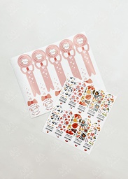 [STICKER2] (S) STICKER SEGEL MOTIF X 100