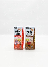 [MILKLIFE002] MILK LIFE UHT STROBERI 200 ML X 24