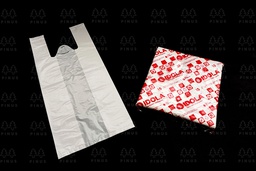 [HDPE0024] IDOLA MERAH KRESEK PUTIH 15 CM 50X210