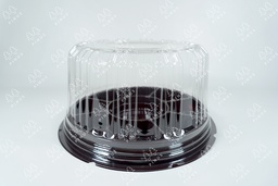 [MIKA0004] TRAY BULAT COKLAT SEKAT CT 20 CM 10X15