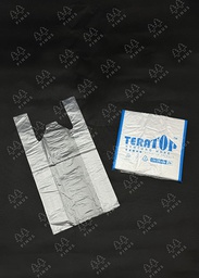 [HDPE0062] TERATOP BIRU KRESEK BENING 24 CM X125