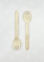 [TSK0012A] (S) SPORK KAYU X 10