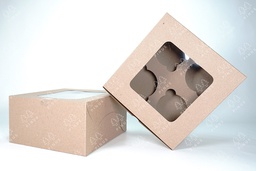 [DUS0049] (D) DUS KRAFT LAMINASI 17X17X9 CM (LUBANG 4) 10X30