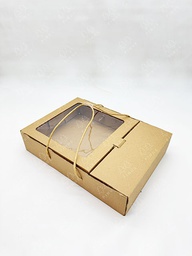 [DUS0098] EFLUTE CATERING 31,5X22X6,5 JENDELA PLASTIK X 10