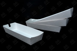 [BOX0022A] (R) TRAY HOTDOG PUTIH (F-HDG) X 40
