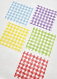 [KER0004] (S) KERTAS BENTO CAKE MOTIF 18X18 CM X 50