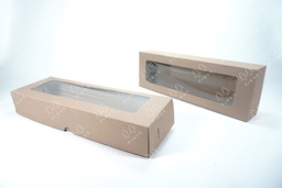 [DUS0054] DUS KRAFT PANJANG L KACA LAMINASI 30X10X5 CM 10X50