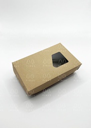 [BOX0018] LUNCH BOX KRAFT KACA M X50