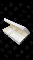 [BOX0027] LUNCH BOX PUTIH 5 SEKAT 12X32