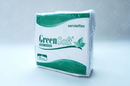 [TIS0005] GREEN NAPKIN PUTIH F4 50 SHEETS 50X60